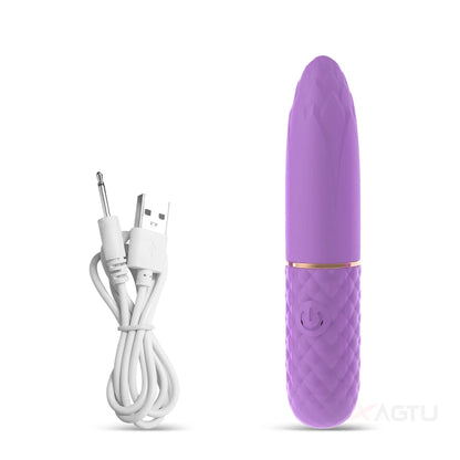 Mini Bullet Vibrator for Women Beginner G-Spot Nipple Clitoris Stimulator 8 Fast Seconds to Orgasm Female Sex Toys for Adults
