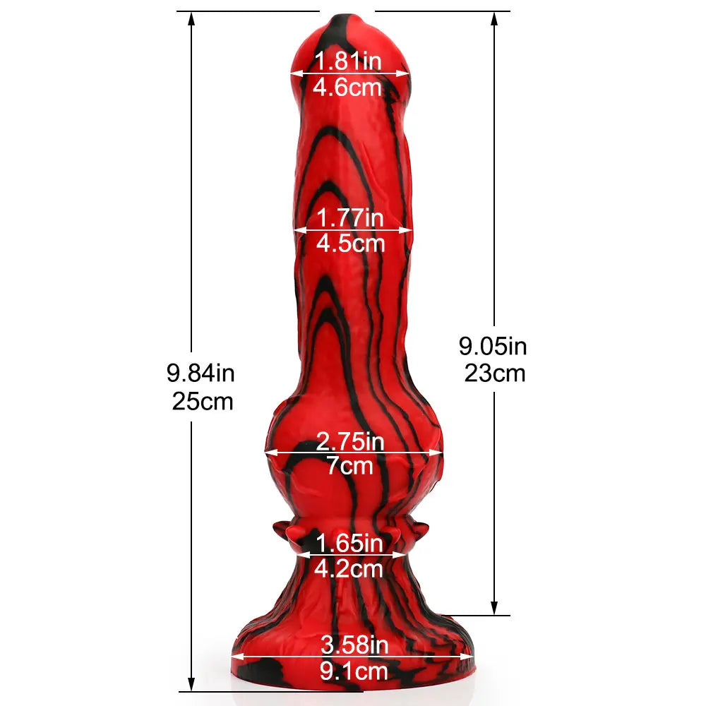 Realistic Soft Silicone Fantasy Dildo with Suction Cup