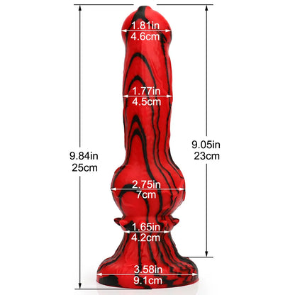 Realistic Soft Silicone Fantasy Dildo with Suction Cup
