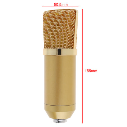 Gold Condenser Live Streaming Mic