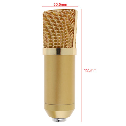 Gold Condenser Live Streaming Mic
