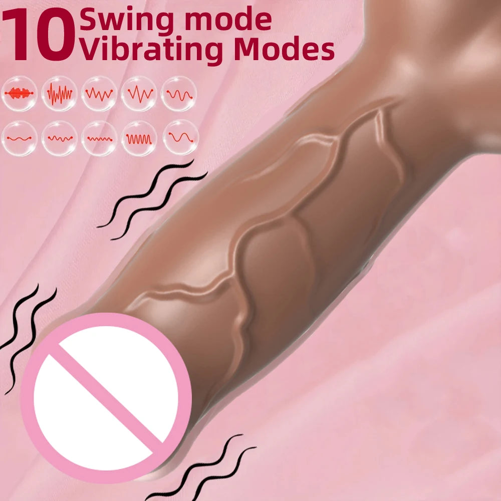 Automatic Hands-Free Thrusting Dildo