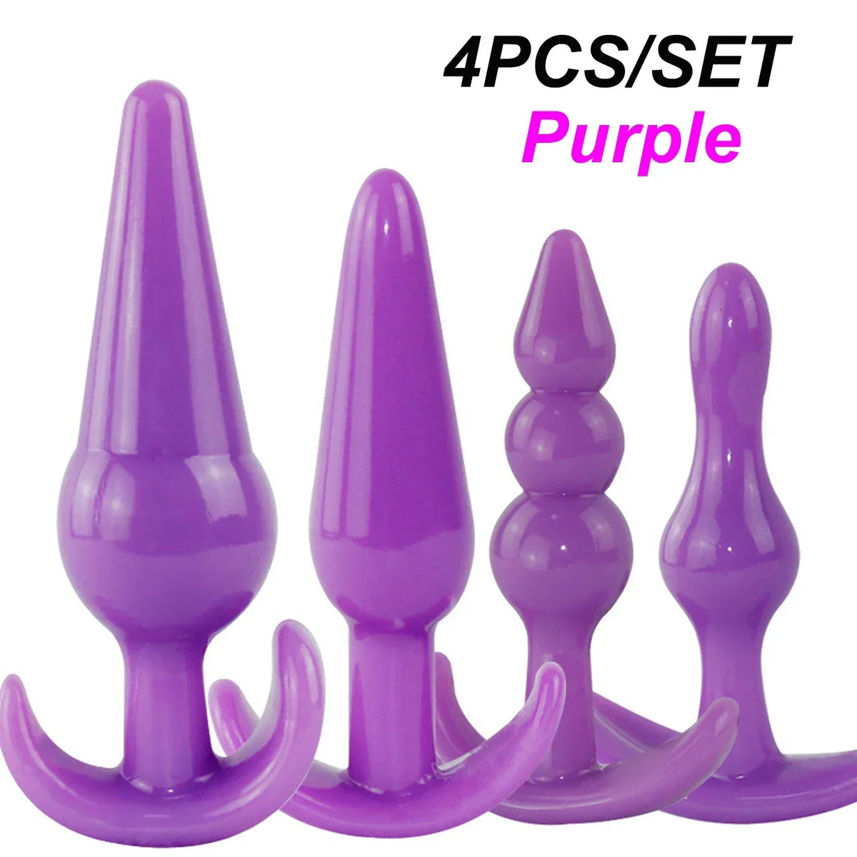 4Pce Medical-Grade Silicone Vaginal Plugs