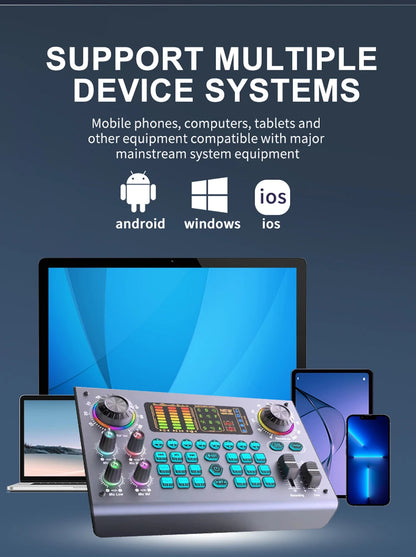 Condenser Mic & Sound Card Kit
