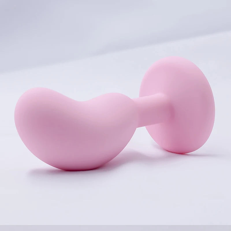 Silicone Anal Plug Anal Dildos Small Pea Shaped Butt Plug Crystal Base Sex Stopper Adult Toys Anal Toys Sex Toys For Woman
