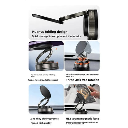 Vacuum Magnetic Phone Holder Stand