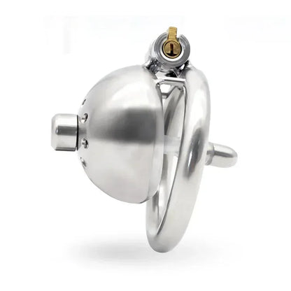 Hand Polished Steel Chastity Cage