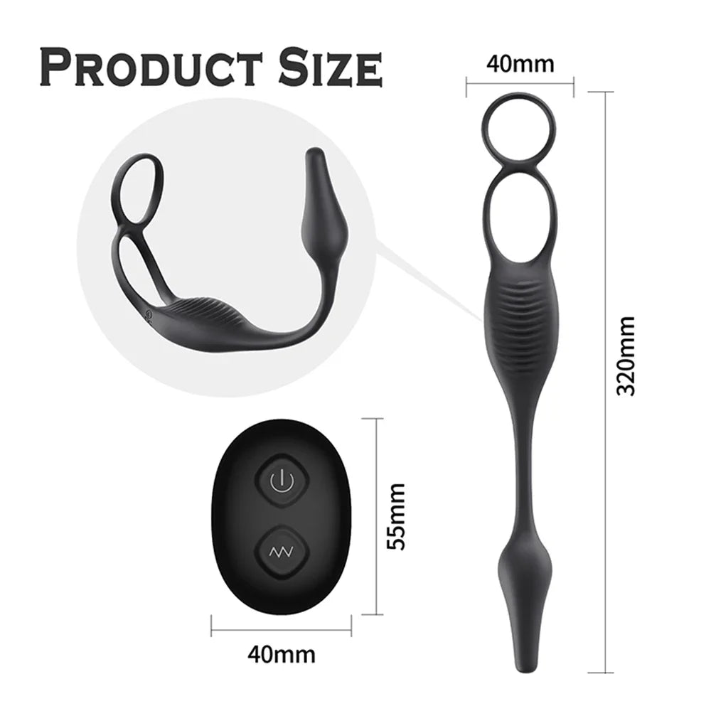 App Control Plug with Vibrating Ring