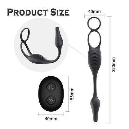 App Control Plug with Vibrating Ring