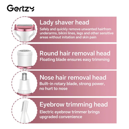 High-Quality 4-in-1 Body Shaver
