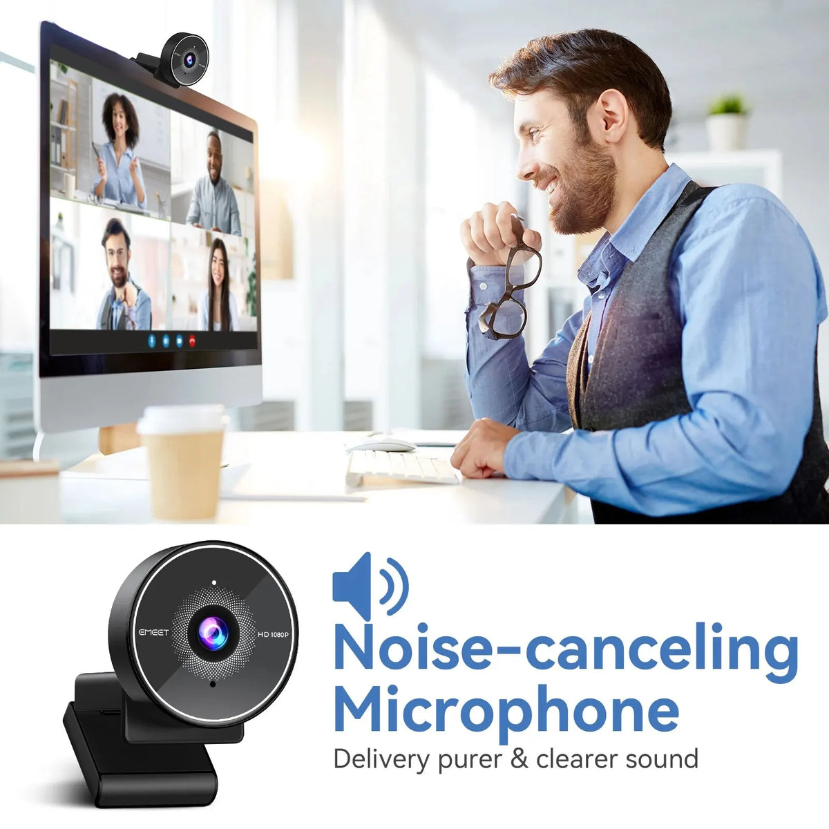 Microphone HD Webcam