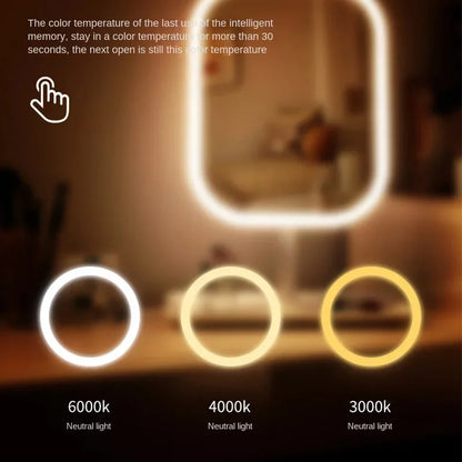 Modern Desktop LED Vanity Mirror