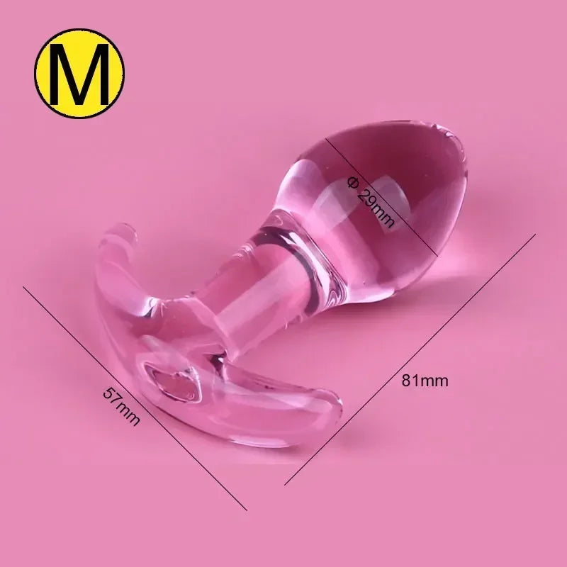 Stylish Style Crystal Glass Plug