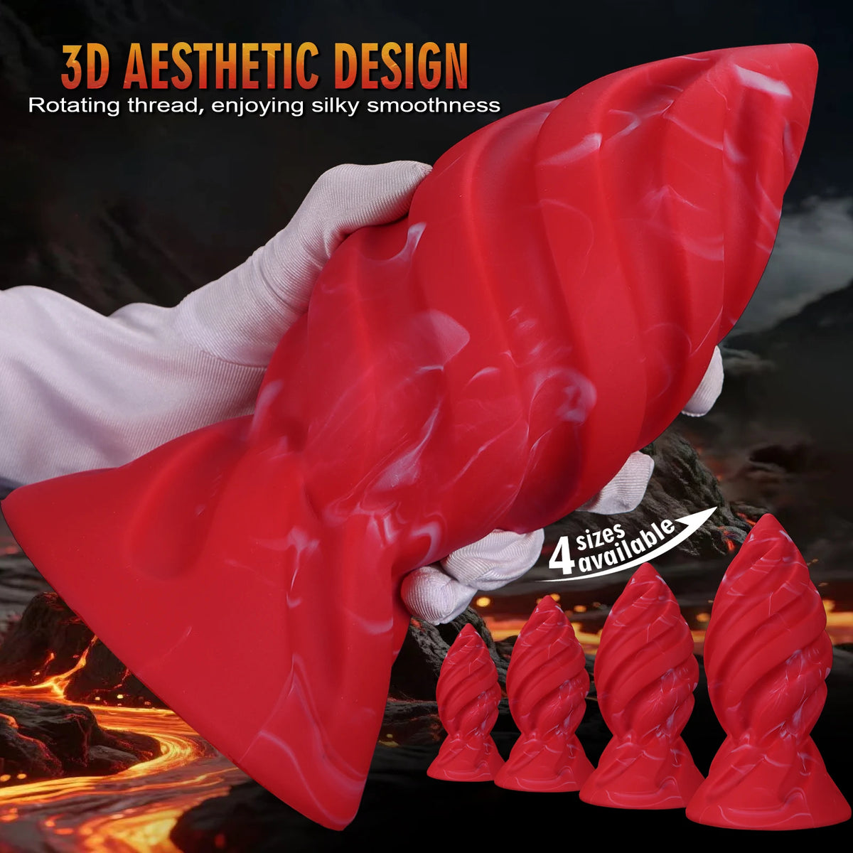 Huge Soft Silicone Anal Trainer Plug – S to XL