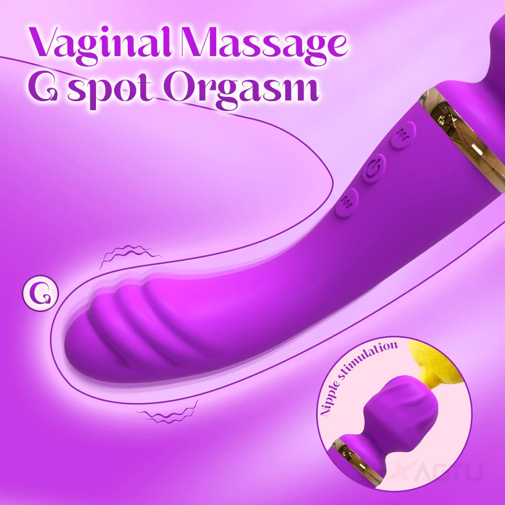 G-Spot Magic Wand Vibrator — 10 Powerful Modes