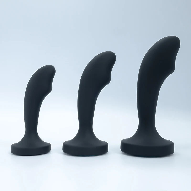 3 Sizes Butt Plug for Woman Silicone Anal Plug Crystal Base Anal Toys Anal Trainer Anal Dildos Sex Toys For Woman Men Adult Toys