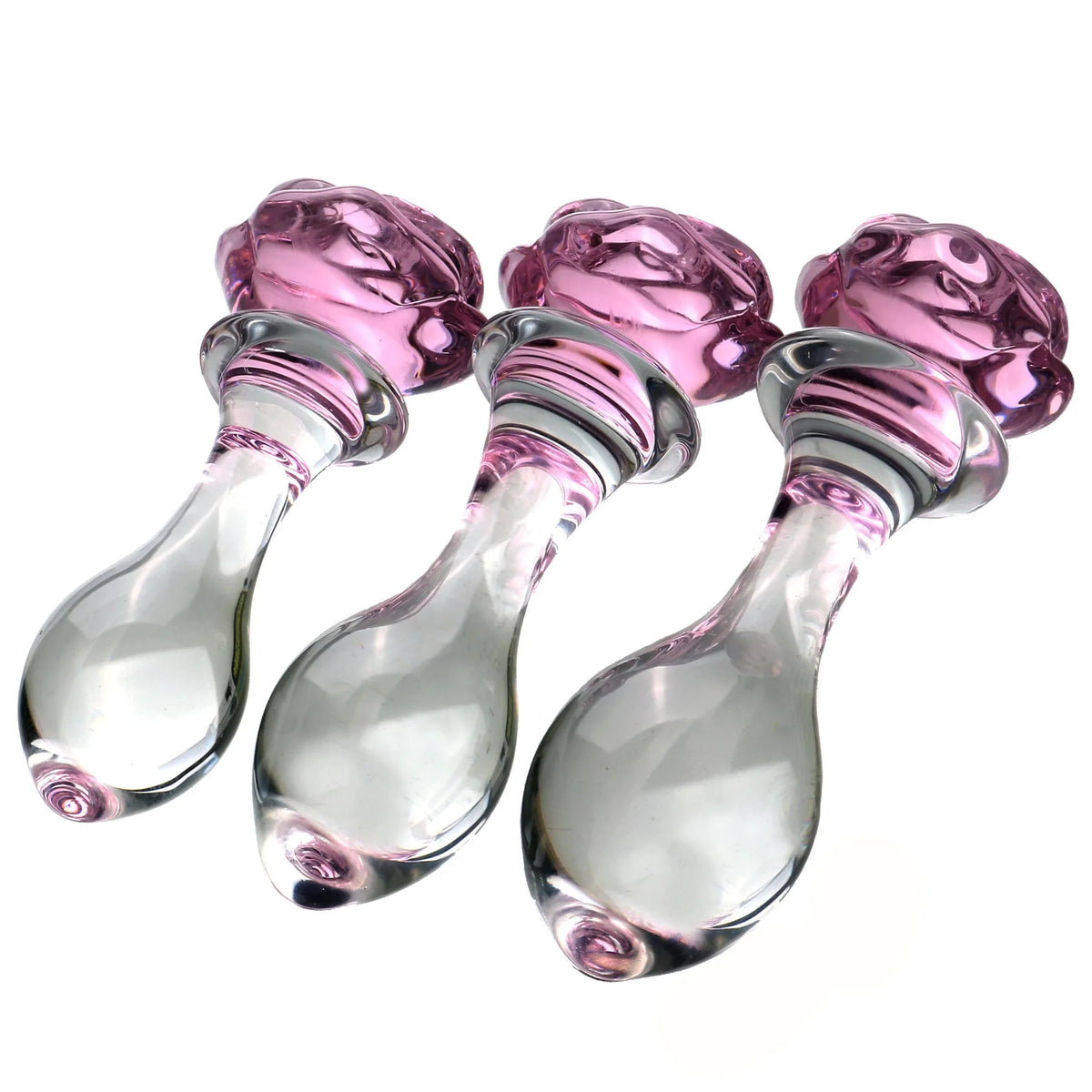Rose Flower Luxury Glass plus Set