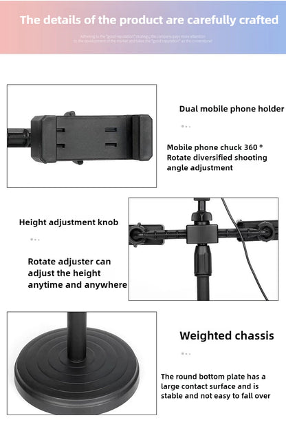 Smartphone LED Ring Light Stand