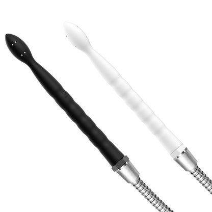 Soft Metal Hose Anal Intestinal Vaginal Cleaning Flushing Device Nozzle Enema Device Female Washing Device Sex Toy For Women Men