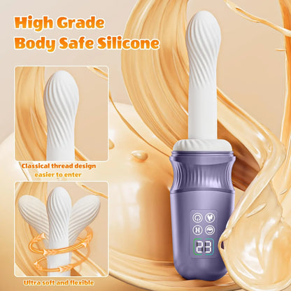 App-Controlled Heating Thrusting Sex Machine