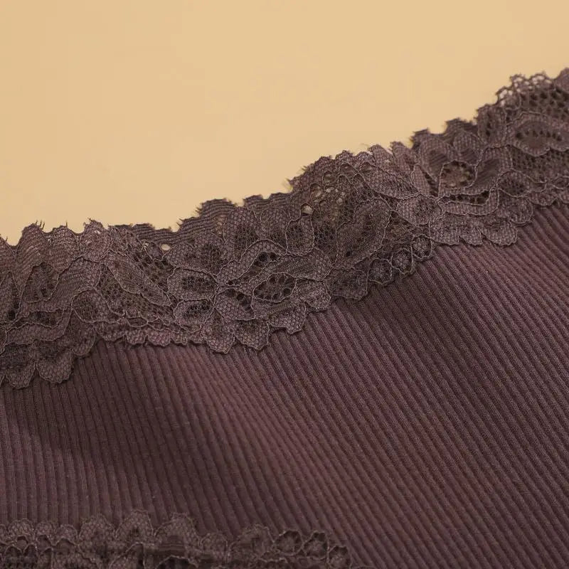 10PCS/Set Women Lace Cotton Panties Sexy Low-Waist Brazilian Panties Solid Color Female Soft Underwear Ladies Intimates Lingerie