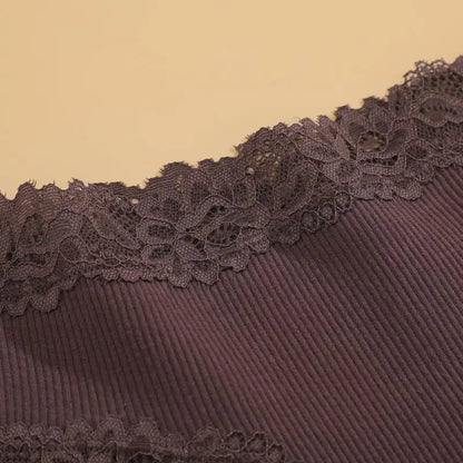 10PCS/Set Women Lace Cotton Panties Sexy Low-Waist Brazilian Panties Solid Color Female Soft Underwear Ladies Intimates Lingerie