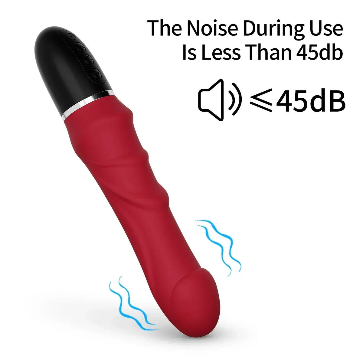 10-Mode Dual Stimulation Silicone Vibrator