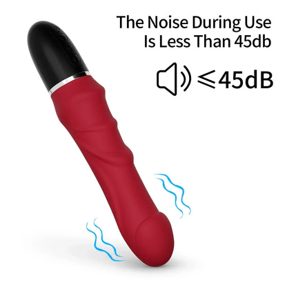 10-Mode Dual Stimulation Silicone Vibrator