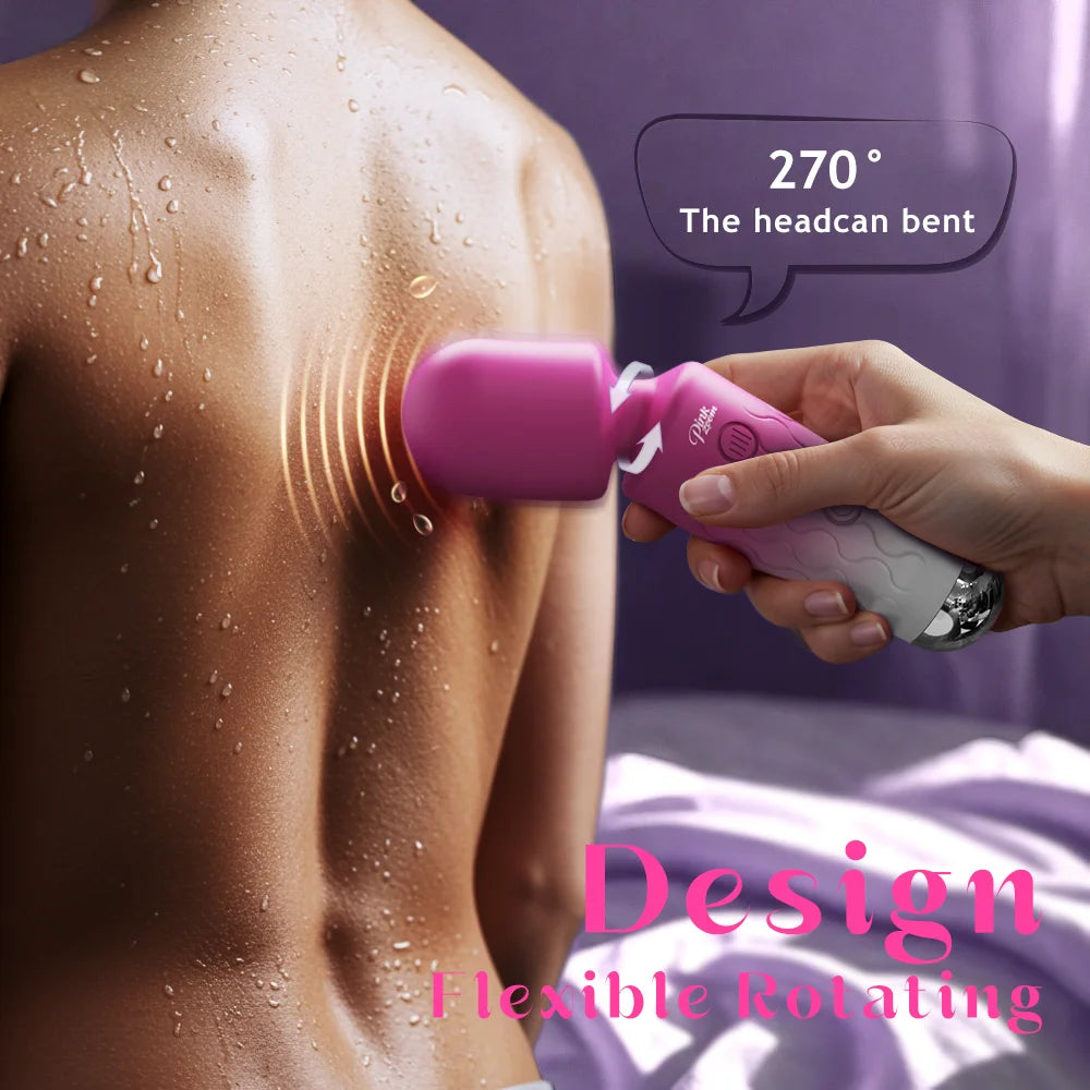Powerful silicone vibrator