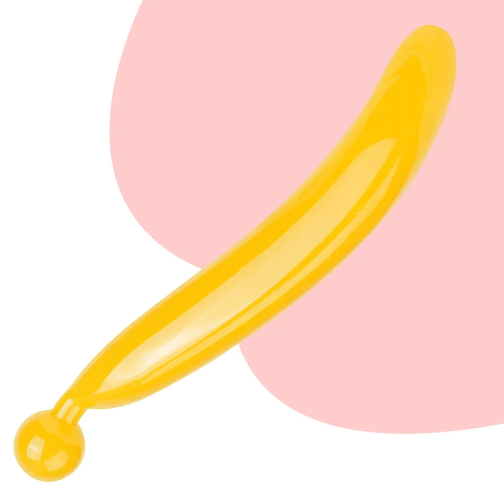 Soft Silicone Banana Dildo Plug