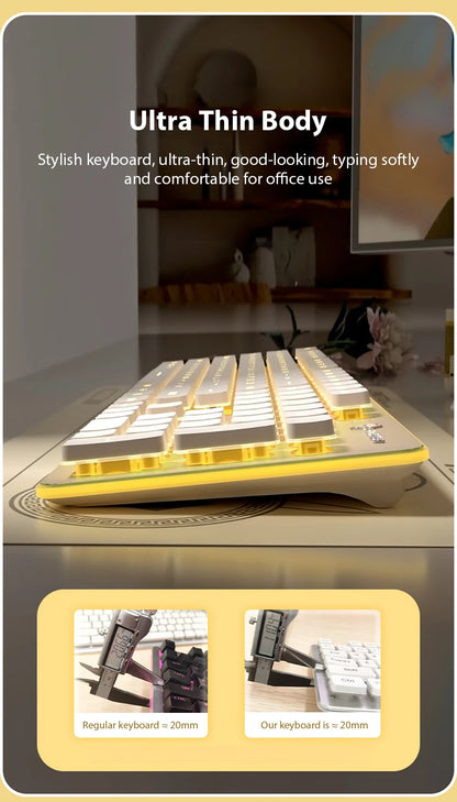 Hot-Swappable LED Keyboard