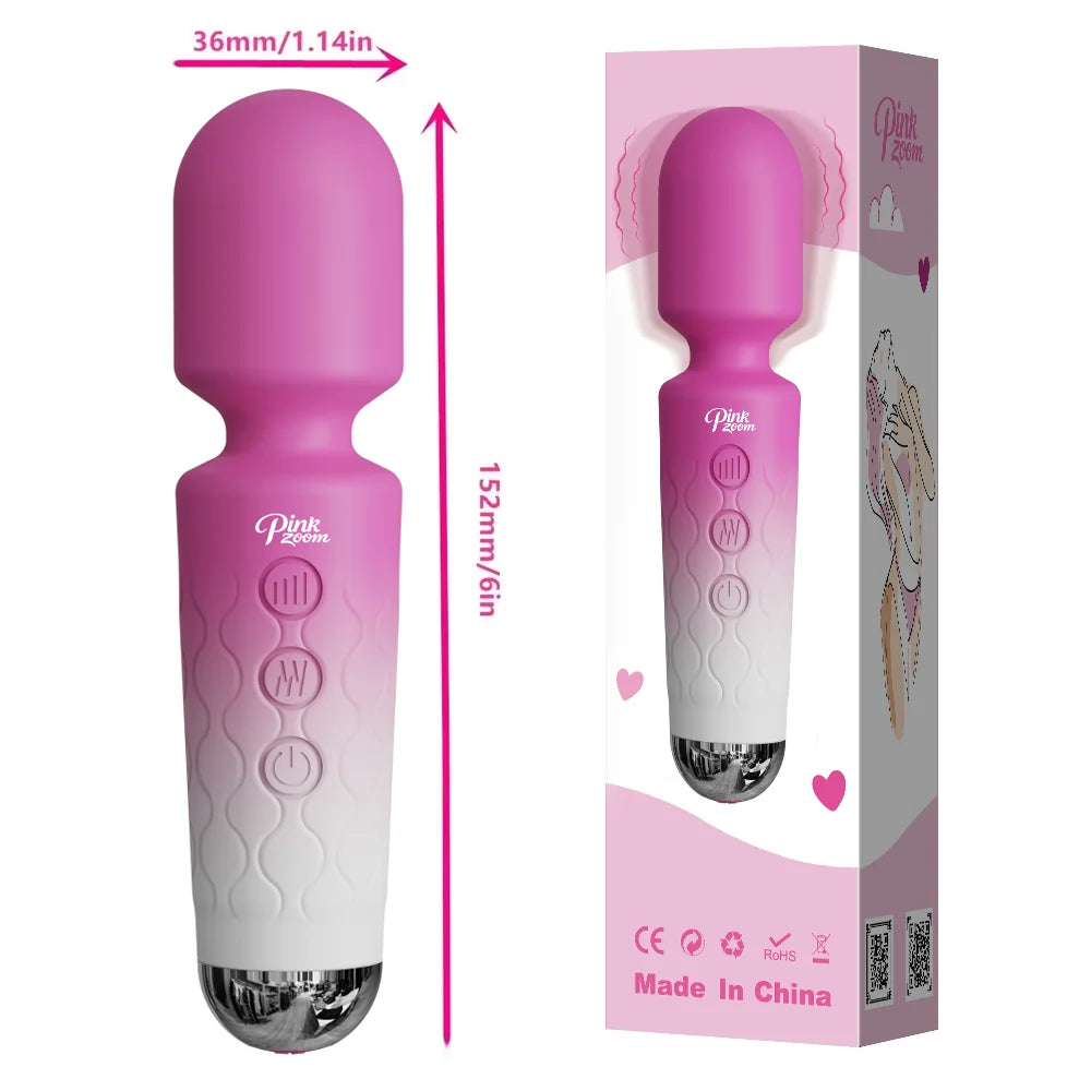 Powerful silicone vibrator