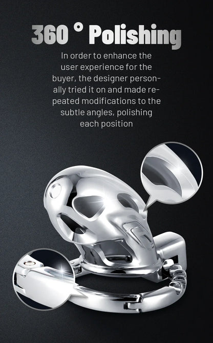 Premium Aluminum Chastity Cage