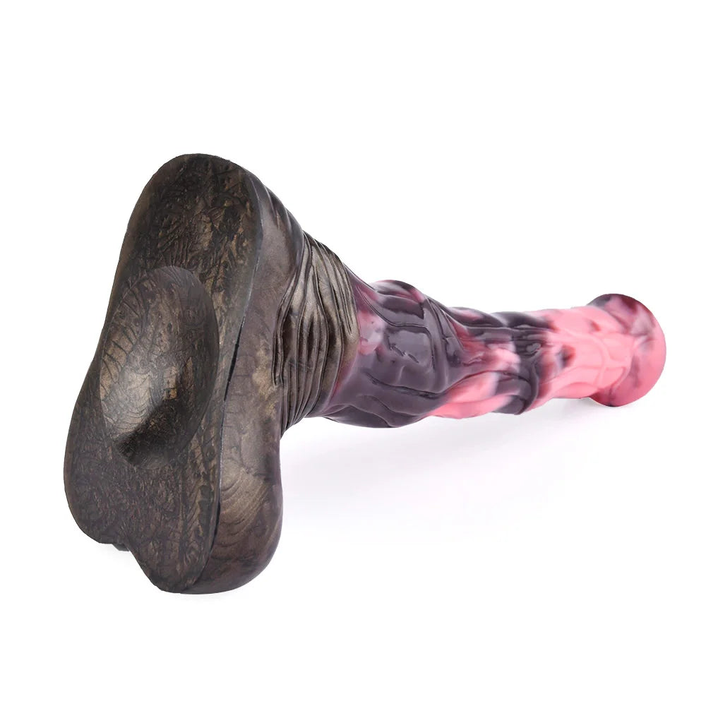 Fantasy Horse Knot Silicone Dildo — Premium Liquid Silicone