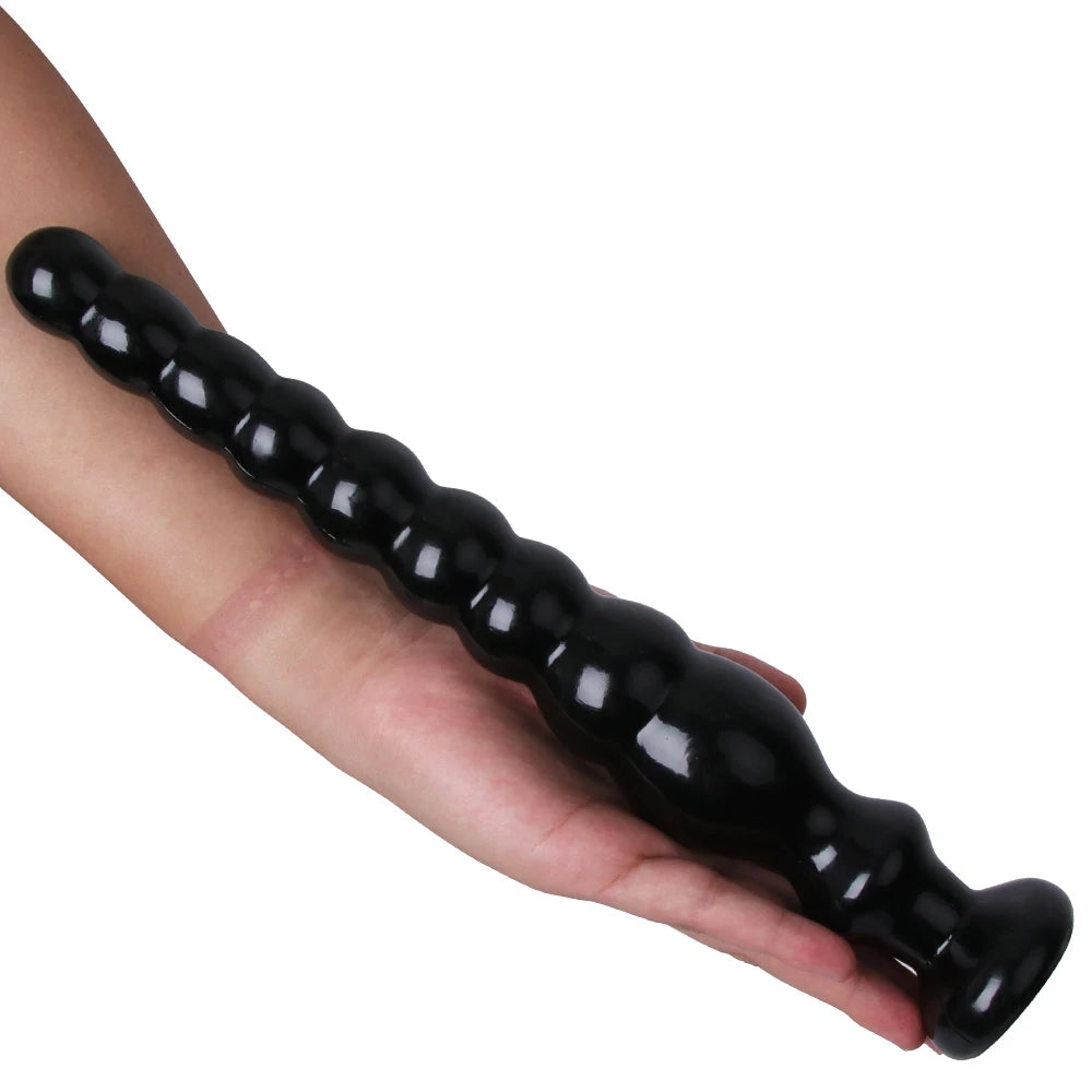 Long Graduated Anal Beads — Flexible PVC Four Styles