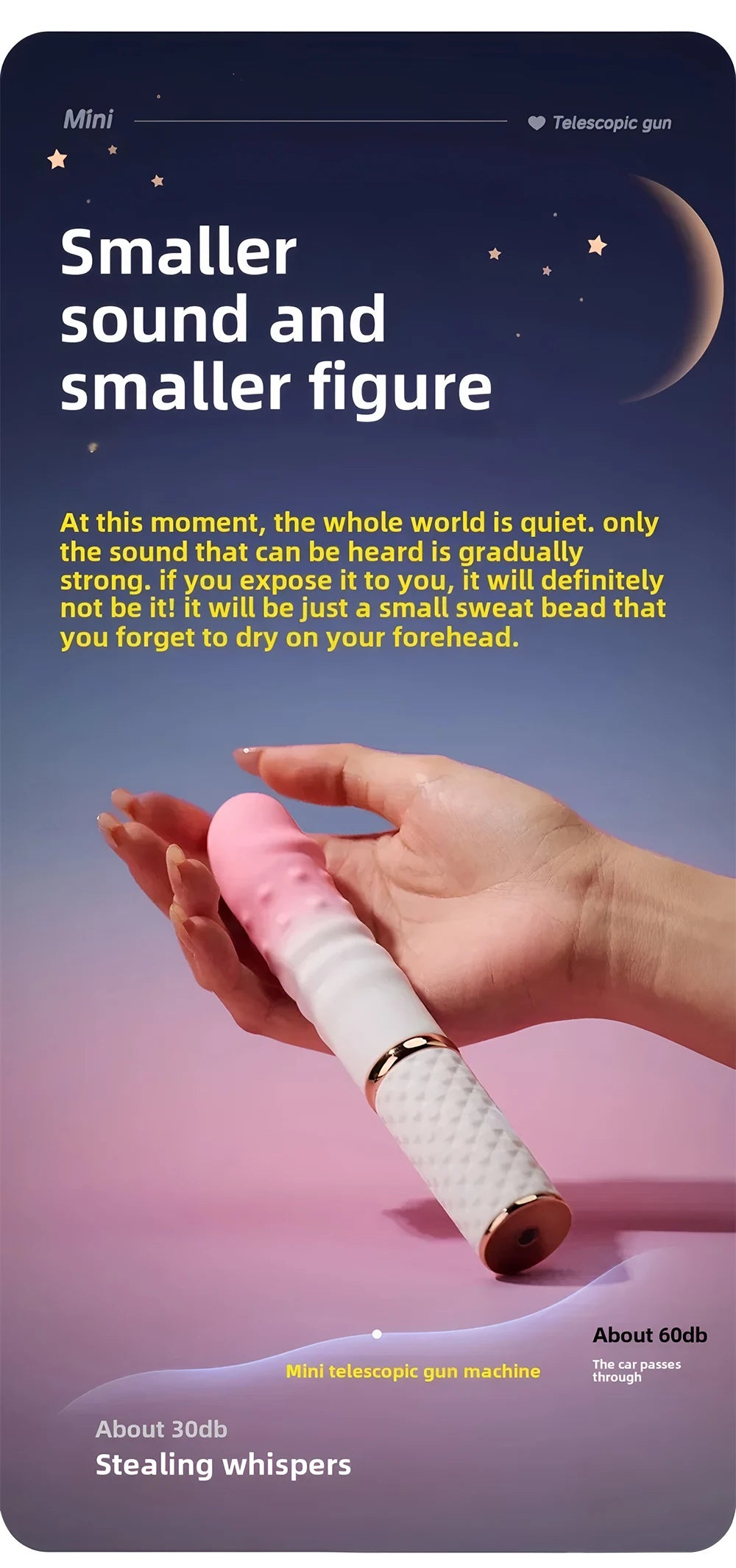 10-Mode Telescopic Thrusting Dildo