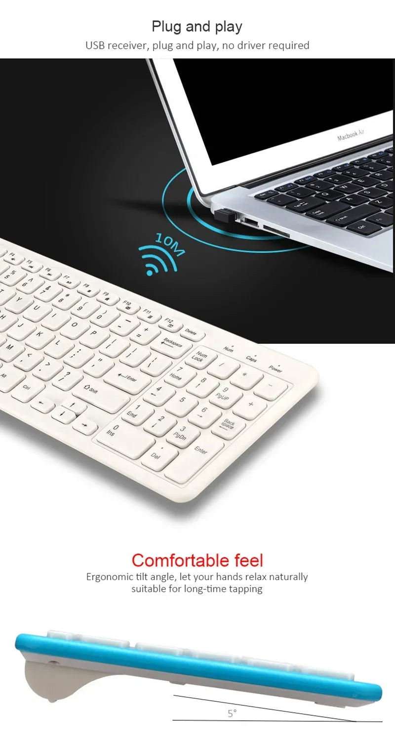 Silent Slim Wireless Keyboard
