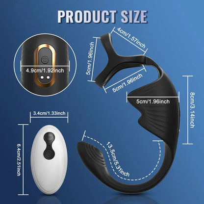 App Control Plug with Vibrating Ring