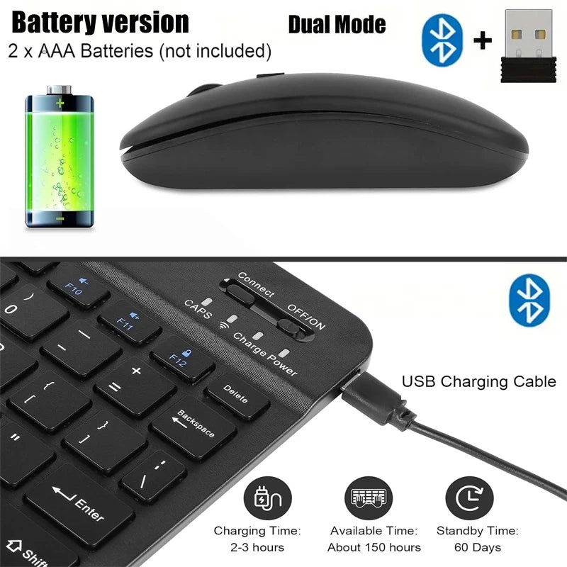Silent Typing Keyboard Mouse Combo