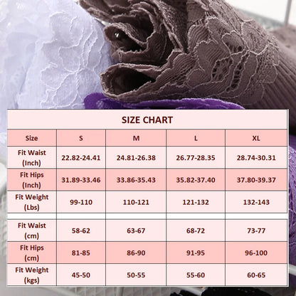 10PCS/Set Women Lace Cotton Panties Sexy Low-Waist Brazilian Panties Solid Color Female Soft Underwear Ladies Intimates Lingerie