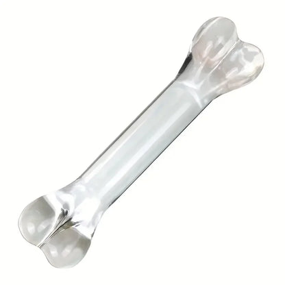 Double headed Glass Dildo Fake Penis Crystal Anal Beads Butt Plug Prostate Massager G Spot Female Masturbation Anus Sex Toys 18+
