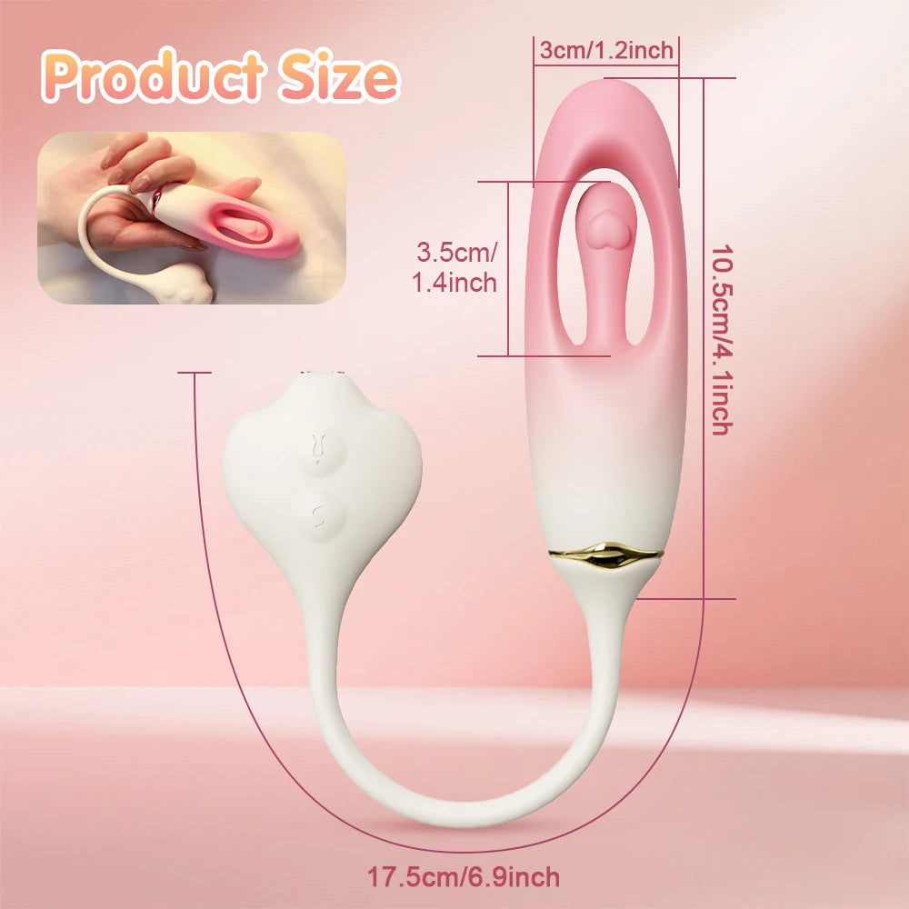 Patting Flapping G Spot Vibrator Vibrating Egg for Women Vagina Clitoris Massager Dildo Love Egg Female Sex Toys Adult Supplies