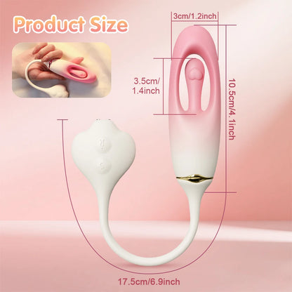 Patting Flapping G Spot Vibrator Vibrating Egg for Women Vagina Clitoris Massager Dildo Love Egg Female Sex Toys Adult Supplies