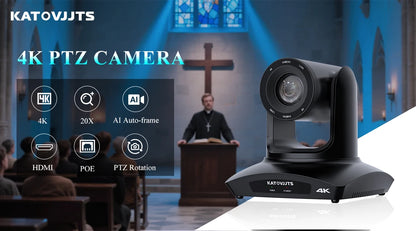 AI Auto Framing PTZ Camera