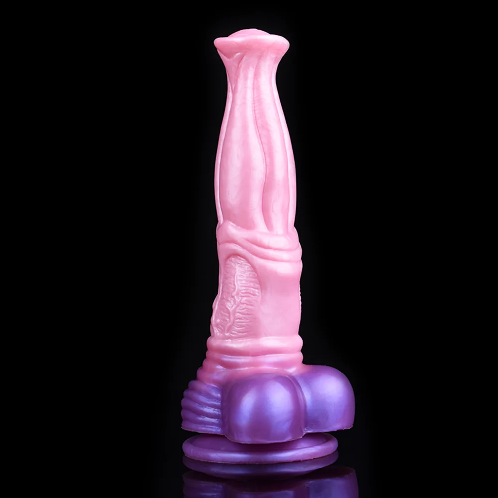 Silicone Fantasy Knot Horse Dildo — 5 Sizes M to XXL