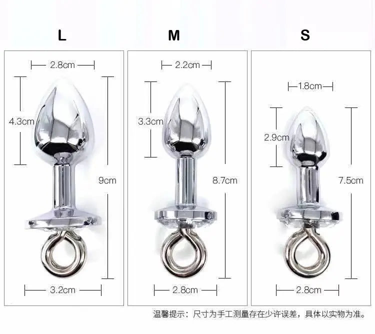 Stainless Steel Bow Bell Plug
