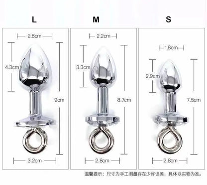 Stainless Steel Bow Bell Plug
