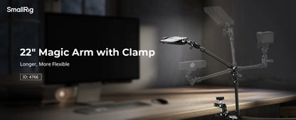 Vlogging Camera Arm With Clamp
