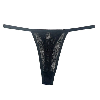 5 Pcs/lot Low Waist Lace Panties Sexy Underwear M-XL Transparent Underpants Lace Comfortable Thongs Ladies Lingerie