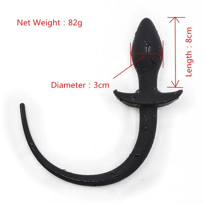 Silicone Puppy Tail Plug